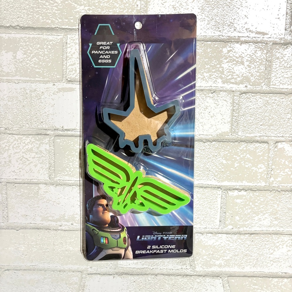 Disney Pixar Lightyear Silicone Molds - Blue Spaceship and Green Symbol NEW